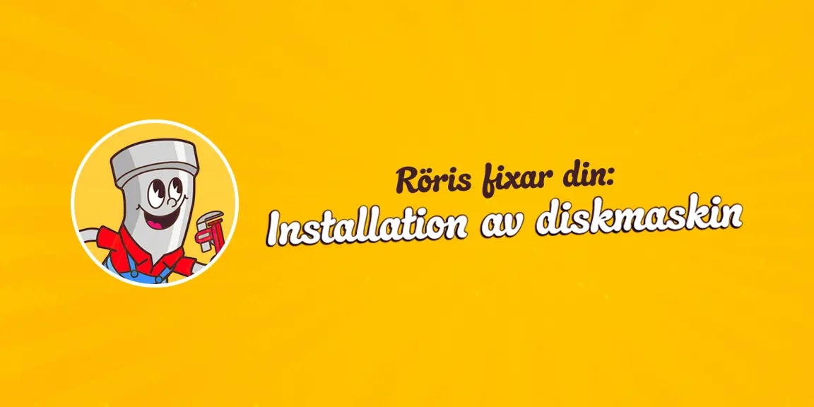 Roris fixar din installation av diskmaskin