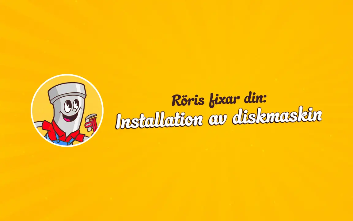 Roris fixar din installation av diskmaskin