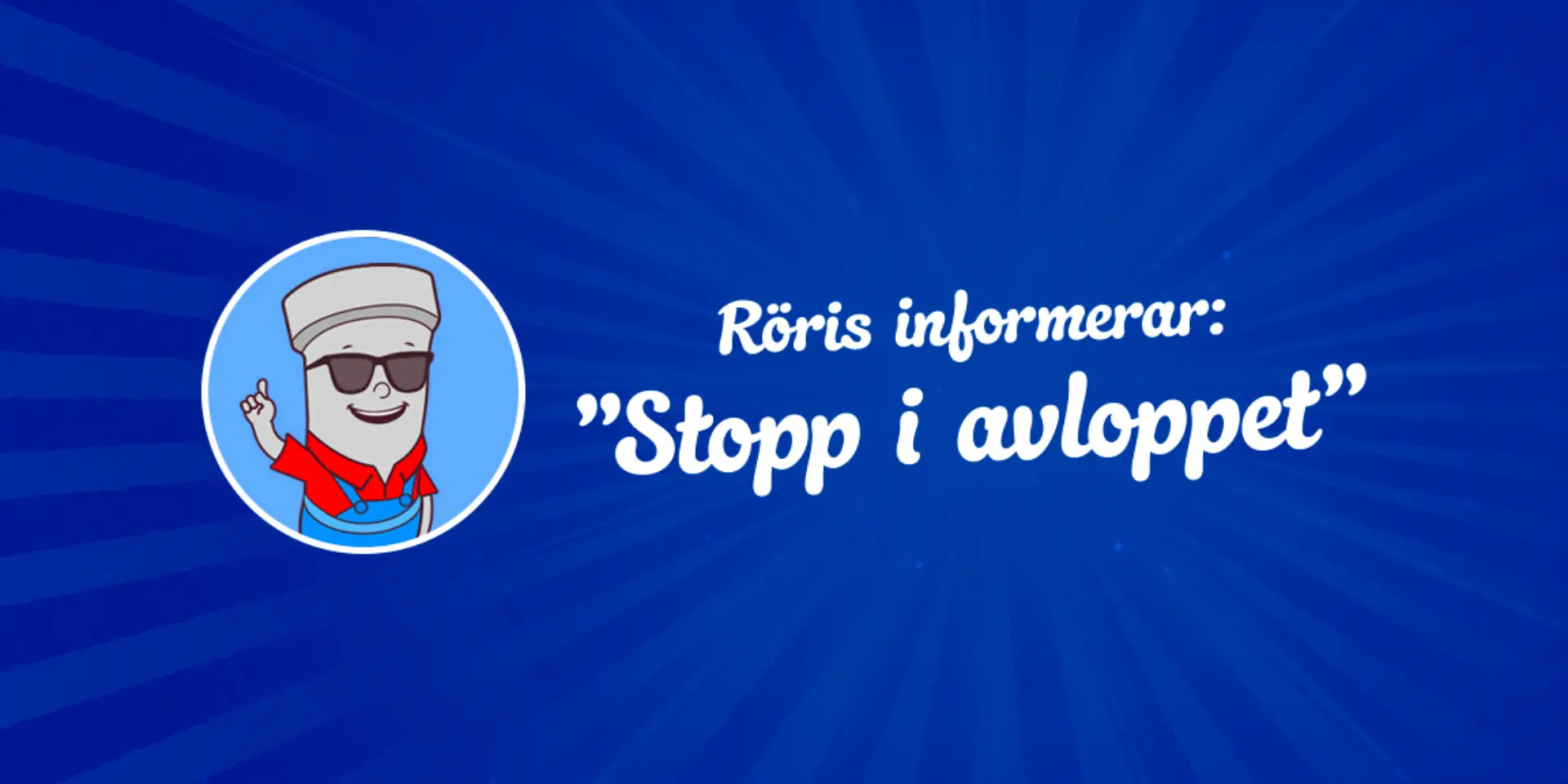 Stopp i avloppet