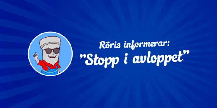 Stopp i avloppet